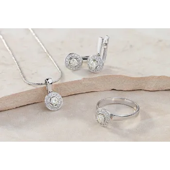 White Gold Earring